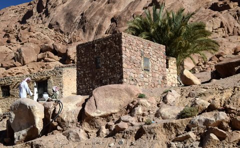 St. Catherine’s Monastery at the foot of Mount Sinai in Egypt’s Sinai Peninsula