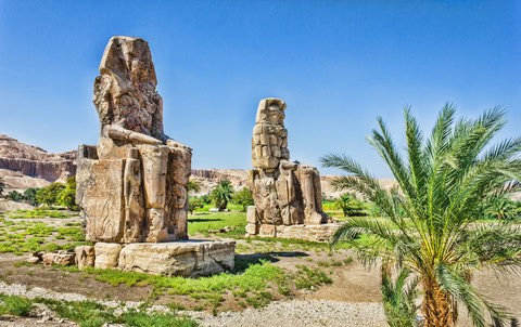 Ancient tombs in the Valley of the Kings near Luxor, Egypt